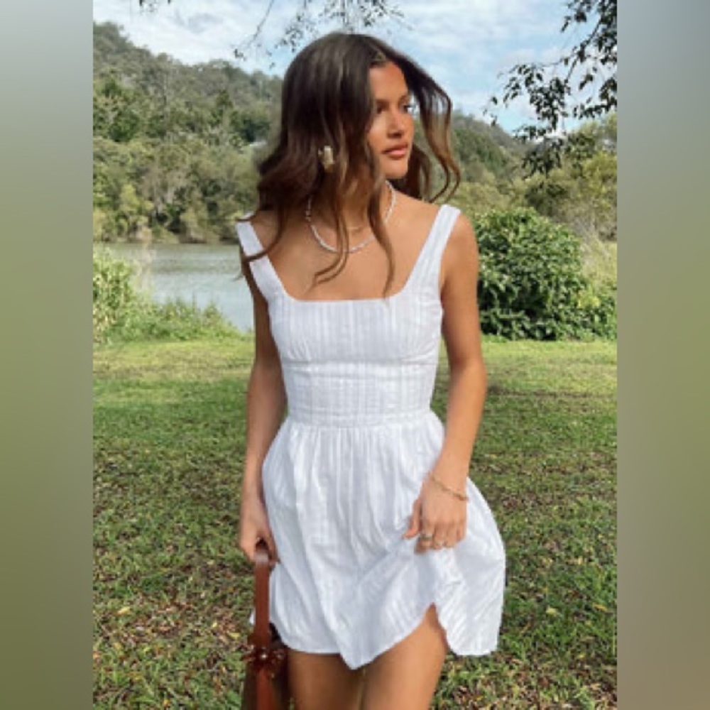 Princess Polly White Corset Dress